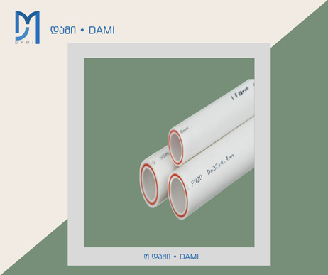 მილი ცხელი წყლის კოპოზიტი  PPR Fiber-Glass Composite PIPE PN20  25×3.5×4m (1X80)