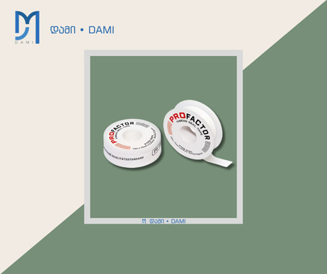 პაკლი სქელი TEFLON TAPE 30M X 19MM X 0.25MM density 0,3g/cm3 TAPE  (1*500)