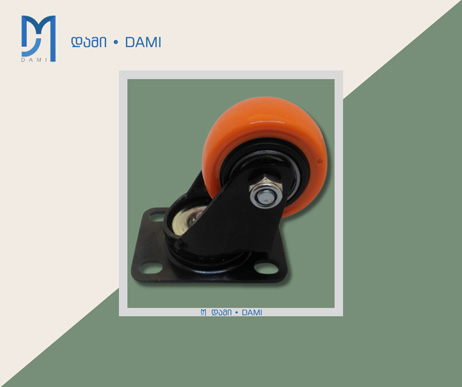 ურიკის საბურავი ჩამკეტით FORKLIFT WHEEL 100mm  ( 1*40 )
