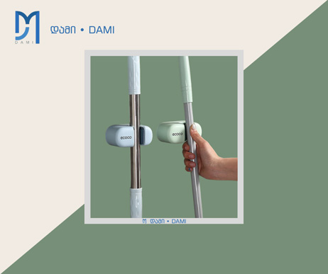 მარტივი საფენის დამჭერი   SIMPLE MOP HOLDER 99*49-65mm  (1*100)
