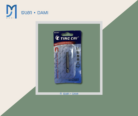 ბულდექსის დამჭერი თავაკი SCREWDRIVER BIT 50mm T30 (1*500)  1ცალი 