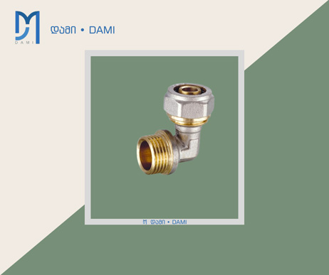 მუხლი ლატუნის PEXS L20*1/2"M  1*160