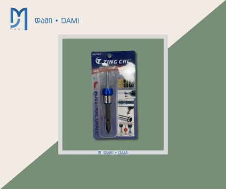 ხრახნდამჭერი თავაკით  SCREWDRIVER BIT 1ცალიანი 65mm3c(1*500)